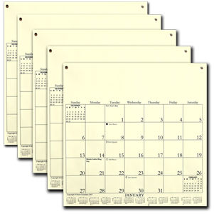 Set of 5 - 2014 11" x 11" Large Refills